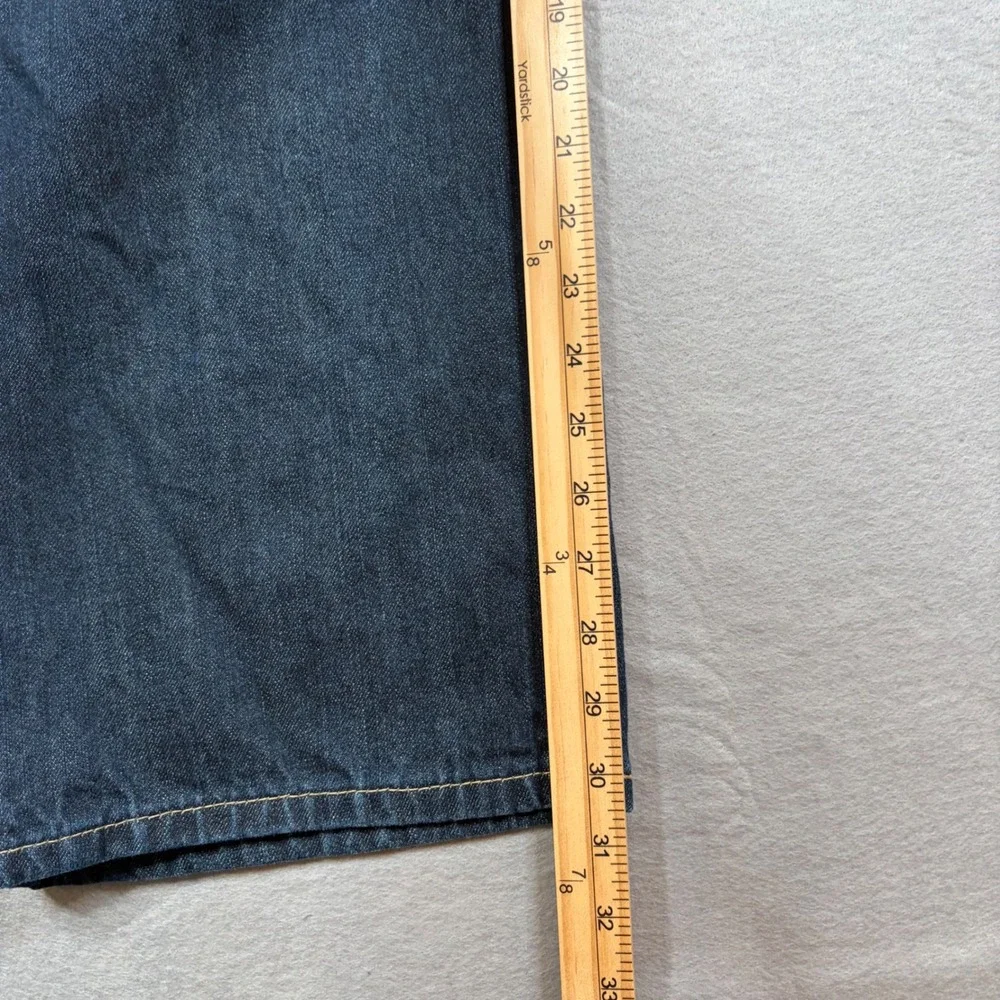 Levis 559‎ Relaxed Straight Jeans Mens 46x32 Dark Wash Indigo Denim